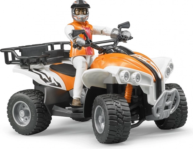 Bruder bworld quad bike with driver 1:16