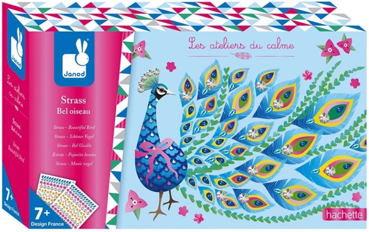 JANOD Sparkling Pictures with Rhinestones - Bird Midi