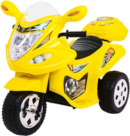 Electric three-wheeled motorcycle for the little ones BJX-088 – Yellow
