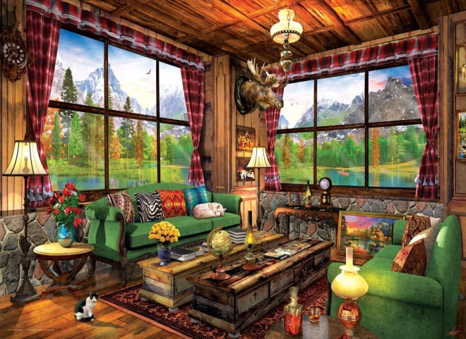 Eurographics puzzle Cozy Cabin 1000 pieces