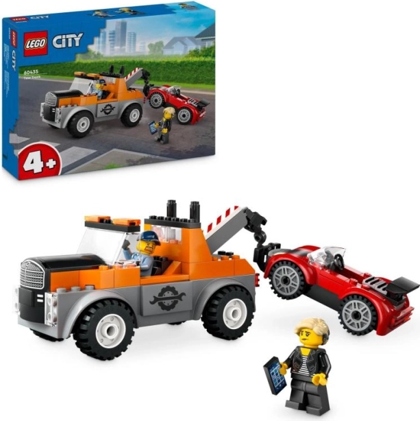 LEGO® City 60435 Carro attrezzi e riparazione dell’auto sportiva