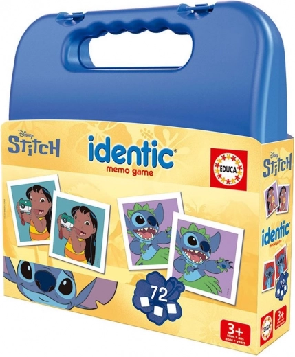EDUCA Pexeso Suitcase Stitch 72 Cards