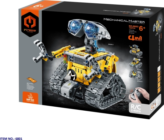 IM.Master Building Kit Robot WALL-E 4-in-1 RC Controller/App 15.5x21x19.5 cm