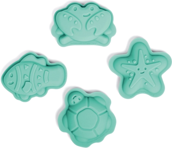 Stampi in silicone per sabbia Bigjigs Toys a forma di animali