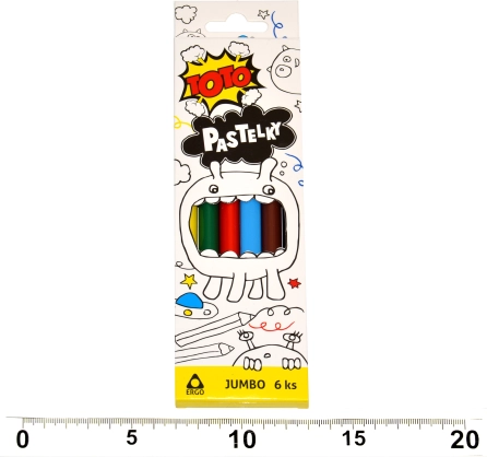 Crayons Jumbo ERGO triangulaires 6 pcs