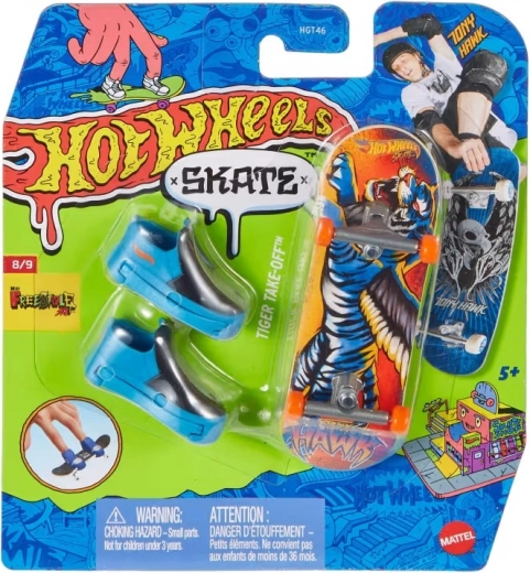 Hot Wheels Skate Kolobežka s topánkami pre prsty