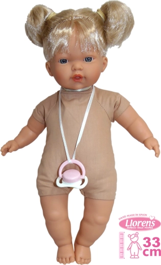 Realistična lutka Aitana s mekanim tijelom i zvukovima 33 cm