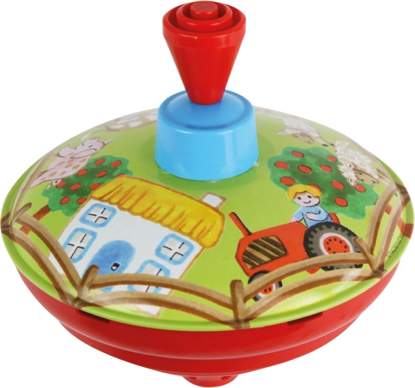 Lena spinning top for kids – Farmyard
