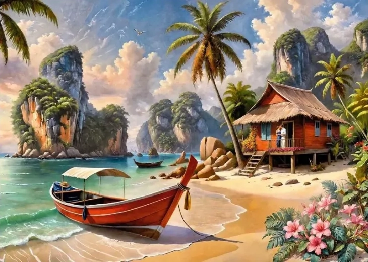 Thai Paradise Puzzle 1000 Pieces