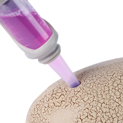 Fissuration réaliste de la coquille et moment de surprise