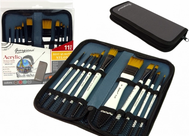 Artist Brush Set 10 pcs in Case