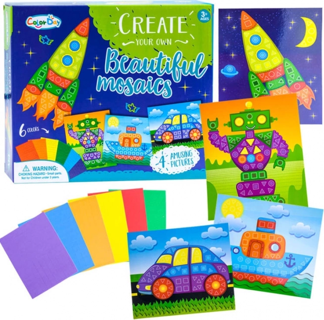 Mosaïque en mousse créative pour enfants – B