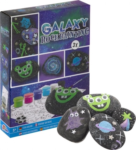 Grafix Painting on Galaxy Stones