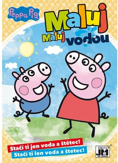 coloring book A5 paint with water Peppa Pig