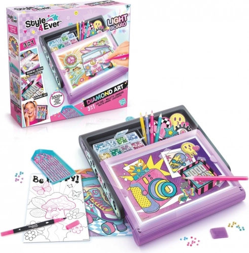 Style4Ever Diamond Painting 3-in-1 – Light-Up Case