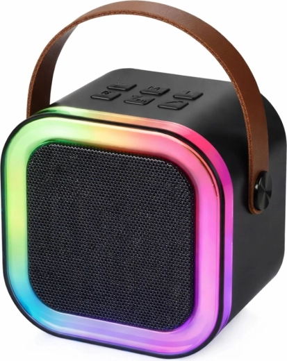 Compact speaker with LED effects