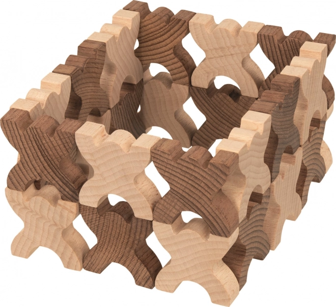 Goki balancing game Xmanis – stackable wooden figures