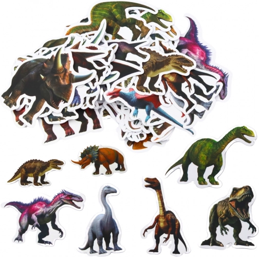 Sticker Set for Kids with Dinosaurs 4-7cm 50pcs