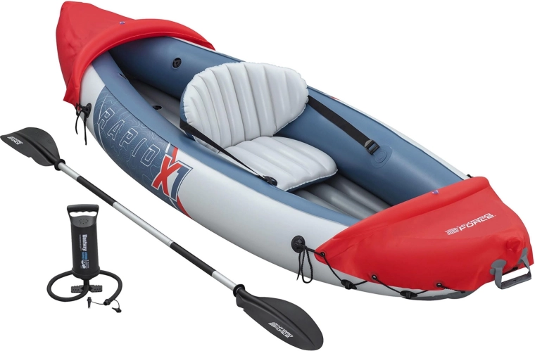 Comfort grazie al sedile gonfiabile e al fondo rigido