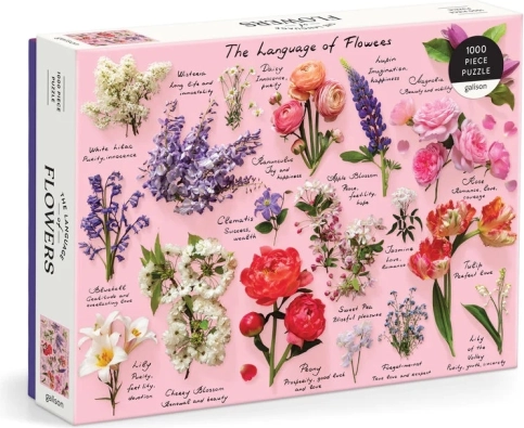 Galison Puzzle Language of Flowers 1000 Pieces