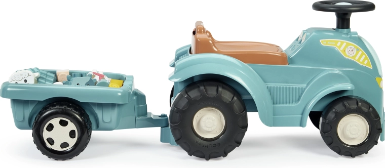 Detachable trailer for toys and blocks