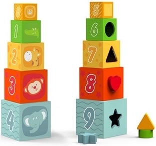 Wooden Foldable Insert Puzzle BABU Blocks