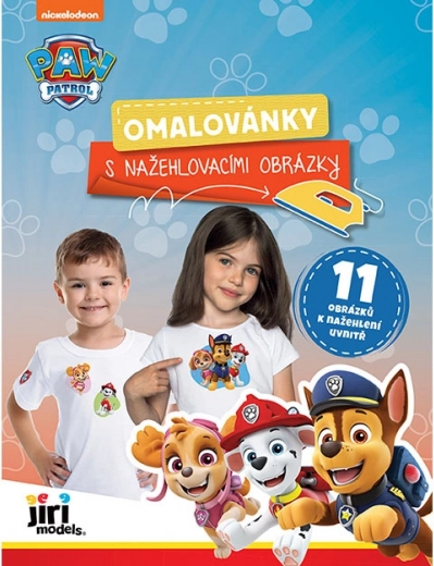 Malebog med strygebilleder PAW PATROL