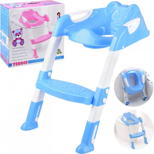 Children's WC steps with adjustable height