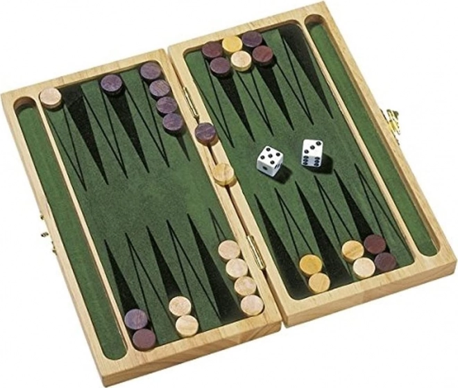GOKI Wooden Backgammon Set