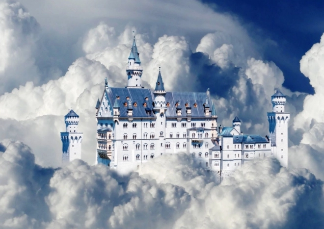 Bluebird puzzle Neuschwanstein Castle in the Clouds, 500 pieces