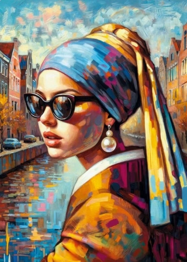 Cherry Pazzi Puzzle Girl with a Pearl Earring 1000 Pieces