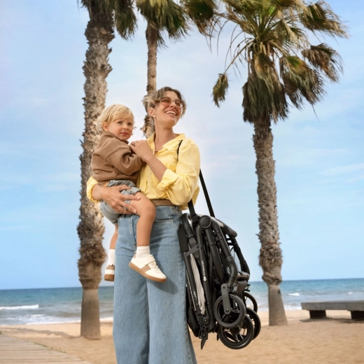 Pliée en un clin d’œil et prête à partir