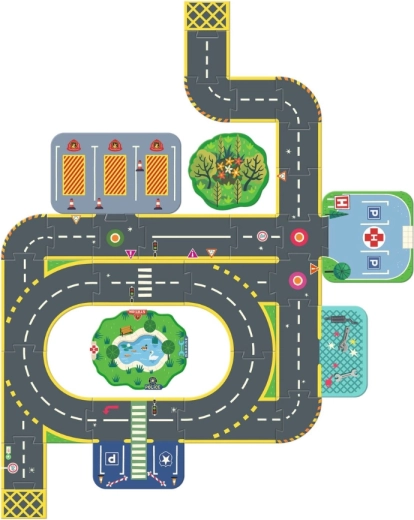 Mesto polno življenja: park, bolnišnica in igrišče