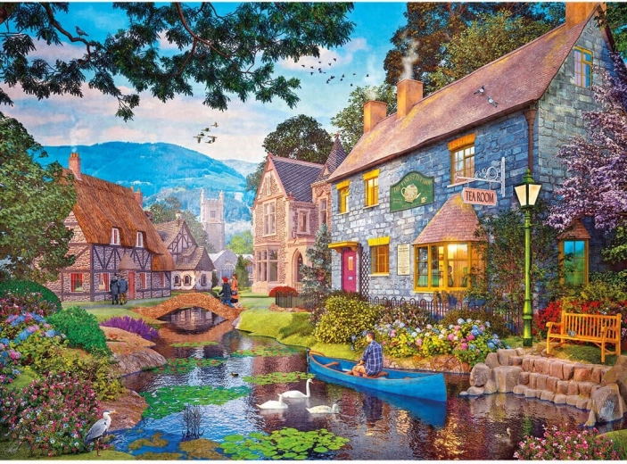 Puzzle Gibsons Tea on the River 500 pieces