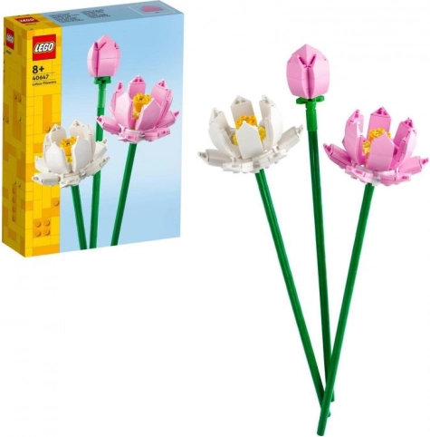 LEGO Lotus Flowers decorative building set