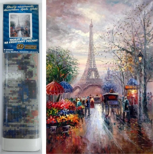 Norimpex diamond painting Walk in Paris 30 × 40 cm