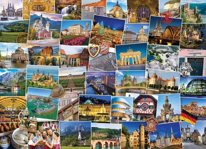 World Traveler Puzzle Germany 1000 Pieces EUROGRAPHICS