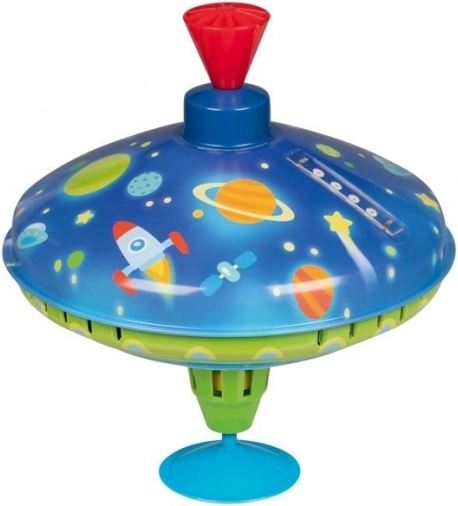 Cosmic Spinning Top with LED Lights