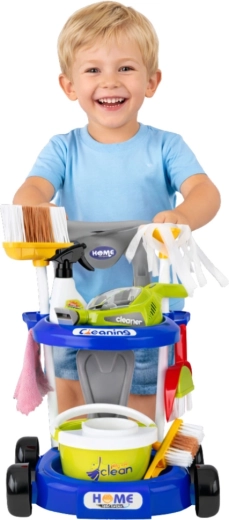 Schoonmaaktrolley met slimme organisatie