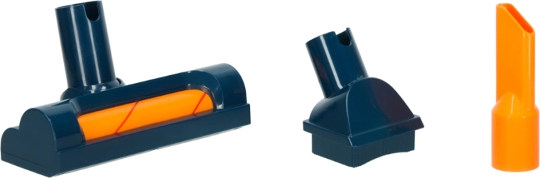 Three interchangeable attachments for different tasks