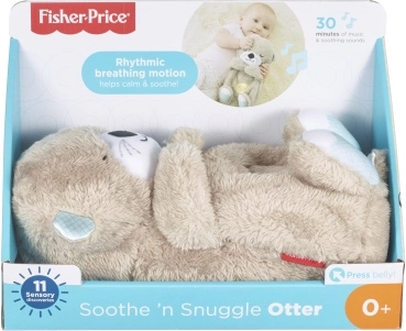 Nyugtató, lélegző plüss vidra FISHER‑PRICE