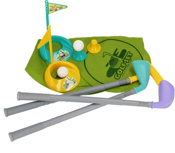 Attrezzatura completa per minigolf per bambini