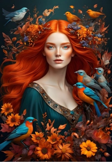 Puzzle BLUEBIRD Flora 1000 pieces
