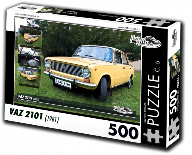 RETRO-CARS Puzzle VAZ 2101 1981 500 pieces