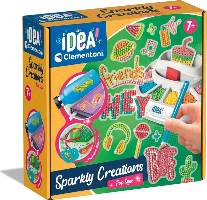 Clementoni IDEA Sparkly Creations diamond painting – Pop Art