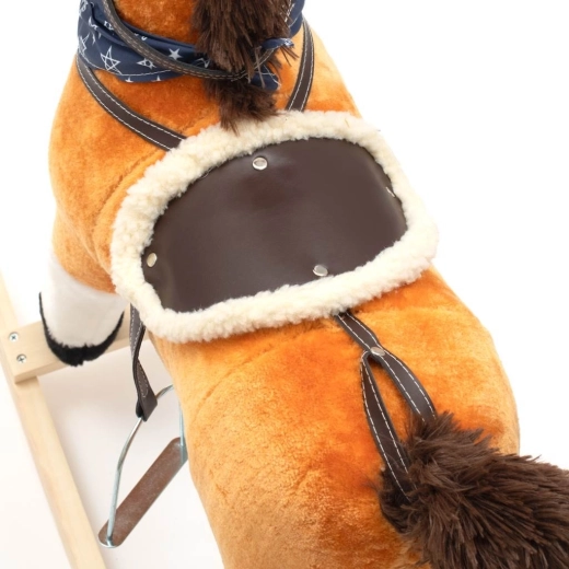 Stable wooden rockers and comfortable saddle