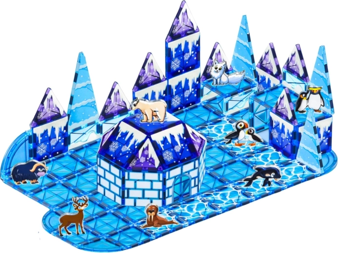Arctic theme and animal figures