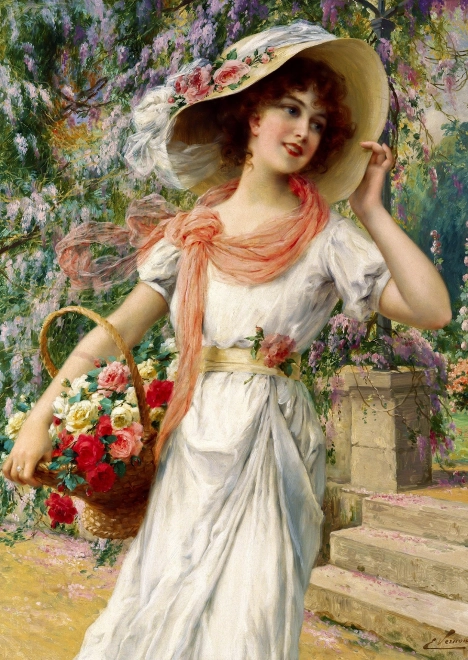 Puzzle Emile Vernon Flower Garden 1000 pieces