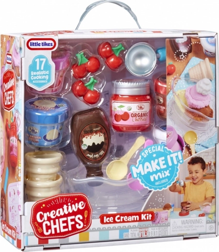 Set gelato LITTLE TIKES Creative Chefs con 17 accessori