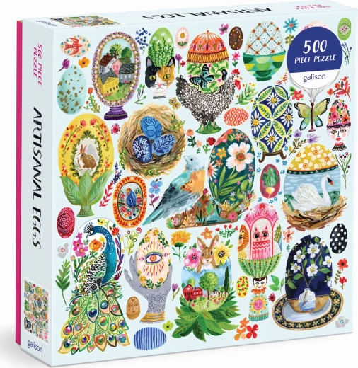 Painted Eggs Puzzle 500 Pieces Galison